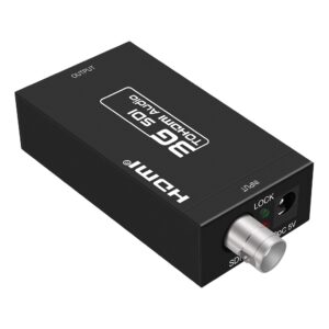 Convertisseur SDI HDMI pour caméra, entrée BNC 3G-SDI vers HDMI, vue de face