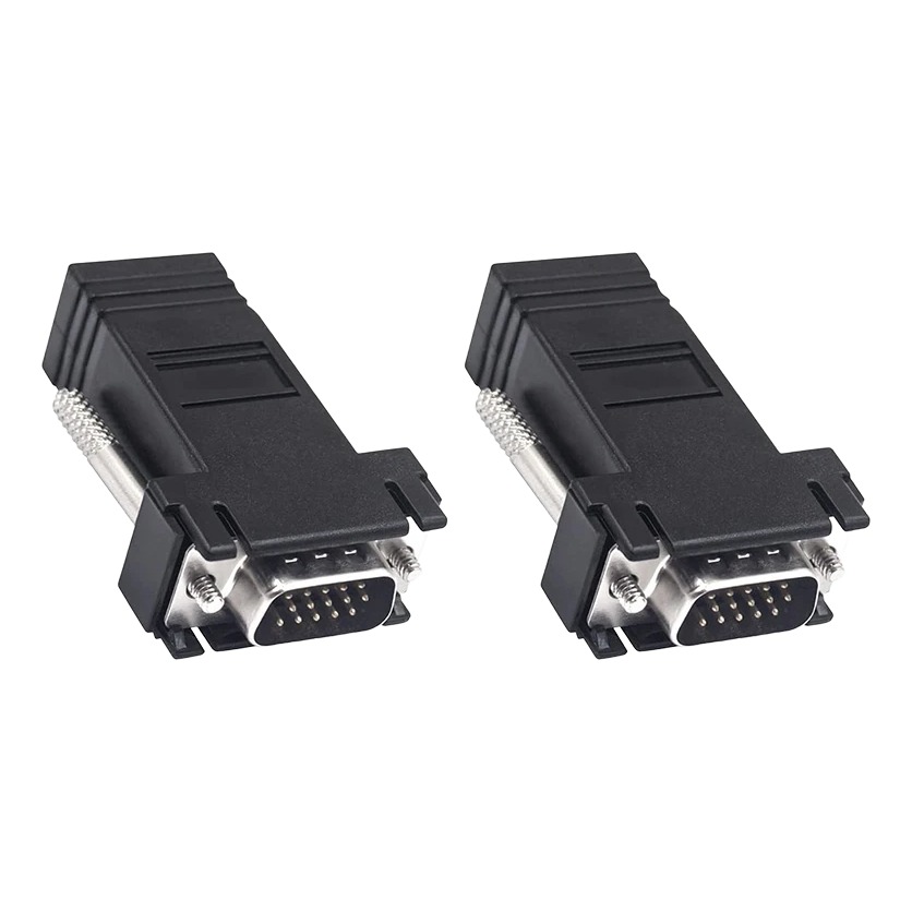 Extendeur VGA sur câble réseau RJ45, paire d'adaptateurs jusqu'à 20 m, vue principale