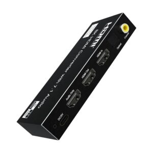 Extracteur audio HDMI 2.1 8K, sorties optique, coaxiale et 7.1, vue principale