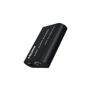 Extracteur audio HDMI ARC et EARC pour ampli home cinéma, vue de face