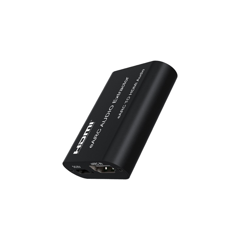 Extracteur audio HDMI ARC et EARC pour ampli home cinéma, vue de face