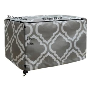 Housse vidéoprojecteur anti-poussière pour pose au plafond, motif gris, detail