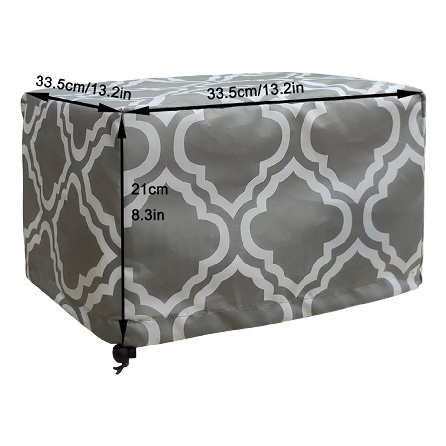 Housse vidéoprojecteur anti-poussière pour pose au plafond, motif gris, detail