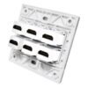 Plaque murale HDMI à 4 ou 6 ports, format 86 x 86 mm, vue principale