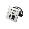 Prise murale multimédia HDMI, VGA, USB 3.0, réseau et audio, vue principale