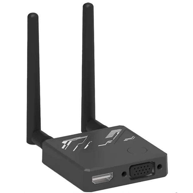 Récepteur d'affichage sans fil HDMI VGA, Wi-Fi double bande, vue principale