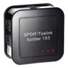 Répartiteur optique TOSLINK 1 entrée 3 sorties, audio numérique, vue principale