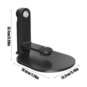 Support vidéoprojecteur de bureau en L, rotation 360 degrés, vue de face