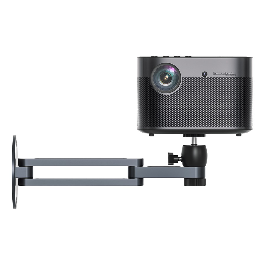 Support vidéoprojecteur mural à bras pliant en aluminium, vue principale