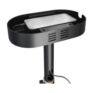 Support vidéoprojecteur plafond à plateau et adaptateur caché, vue principale