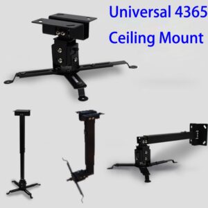 Support vidéoprojecteur plafond universel à bras, 43 à 65 cm, vue de face