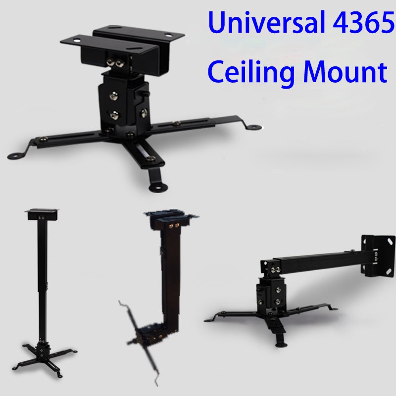 Support vidéoprojecteur plafond universel à bras, 43 à 65 cm, vue de face