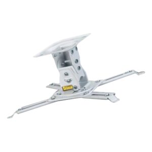 Support vidéoprojecteur plafond universel à quatre bras, faible hauteur, vue de face
